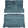 T1197584 1973-74 Chevrolet, GMC Pickup; Crew Cab; Molded Carpet Kit; Loop; Standard Backing; Column & Floor Shift; 4-Speed; 4WD; - image 1