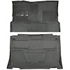 T1197735 1973-74 Chevrolet, GMC Pickup; Crew Cab; Molded Carpet Kit; Loop; Standard Backing; Floor Shift; 4-Speed; 2WD; Gunmetal - image 1