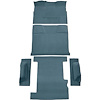 T1198184 1973-74 Chevrolet, GMC Suburban; 4-Door; Molded Carpet Kit; Loop; Standard Backing; Floor Shift; TH400; 4WD; Medium Blu - image 1