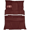 T1202415 1981-91 Chevrolet, GMC Pickup; Crew Cab; Molded Carpet Kit; Cut Pile; Standard Backing; Floor Shift; 4-Speed; 2WD; Maro - image 1