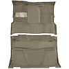 T1202428 1981-91 Chevrolet, GMC Pickup; Crew Cab; Molded Carpet Kit; Cut Pile; Standard Backing; Floor Shift; 4-Speed; 2WD; Medi - image 1