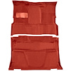 T1202458 1981-91 Chevrolet, GMC Pickup; Crew Cab; Molded Carpet Kit; Cut Pile; Standard Backing; Floor Shift; 4-Speed; 2WD; Mapl - image 1