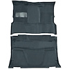 T1202476 1981-91 Chevrolet, GMC Pickup; Crew Cab; Molded Carpet Kit; Cut Pile; Standard Backing; Floor Shift; 4-Speed; 2WD; Blue - image 1