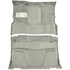 T1202492 1981-91 Chevrolet, GMC Pickup; Crew Cab; Molded Carpet Kit; Cut Pile; Standard Backing; Floor Shift; 4-Speed; 2WD; Almo - image 1