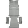 T1202523 1981-91 Chevrolet, GMC Suburban; 4-Door; Molded Carpet Kit; Cut Pile; Standard Backing; Floor Shift; 4-Speed; 2WD; Silv - image 1