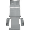 T1202568 1981-91 Chevrolet, GMC Suburban; 4-Door; Molded Carpet Kit; Cut Pile; Standard Backing; Floor Shift; 4-Speed; 2WD; Silv - image 1