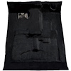 T1203001 1982-93 S10/S15 Sonoma; Extra Cab; 2WD; Carpet Set; Complete; Molded; Standard Backing; Cutpile; Black - image 1
