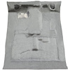 T1203023 1982-93 S10/S15 Sonoma; Extra Cab; 2WD; Carpet Set; Complete; Molded; Standard Backing; Cutpile; Silver - image 1