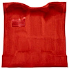 T1204502 1988-02 Chevrolet/GMC Regular Cab Truck; Carpet Set; Complete; Molded; Standard Backing; Cutpile; Red - image 1