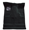 T1206501 Molded Cut Pile Carpet for 1994-2004 Chevy S-10/GMC Sonoma Regular Cab [Jute Backing, Black]