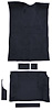 T1207070 1995-05 Blazer/Jimmy; Mid-Size/4-Door; Carpet Kit; Passenger and Cargo Area; Molded; Cut Pile; Standard Backing; Navy B - image 1
