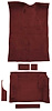 T1207075 1995-05 Blazer/Jimmy; Mid-Size/4-Door; Carpet Kit; Passenger and Cargo Area; Molded; Cut Pile; Standard Backing; Claret - image 1