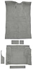 T1207083 1995-05 Blazer/Jimmy; Mid-Size/4-Door; Carpet Kit; Passenger and Cargo Area; Molded; Cut Pile; Standard Backing; Medium - image 1