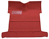 T1207402 1955-59 GM Pickup; Reg Cab; Molded Carpet Kit; Loop; Standard Back; w/o Holes; Auto/3-Speed; Low Hump; 2WD; Red - image 1