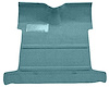 T1207406 1955-59 GM Pickup; Reg Cab; Molded Carpet Kit; Loop; Standard Back; w/o Holes; Auto/3-Speed; Low Hump; 2WD; Aqua - image 1