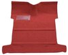 T1207602 1955-59 GM Pickup; 2nd Series; Reg Cab; Molded Carpet Kit; Loop; Standard Back; w/o Holes; 4-Speed; High Hump; 2WD; Red - image 2
