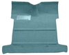 T1207606 1955-59 GM Pickup; Reg Cab; Molded Carpet Kit; Loop; Standard Back; w/o Holes; 4-Speed; High Hump; 2WD; Aqua - image 2