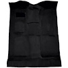 T1221501 1999-07 Silverado/Sierra Truck; Extra Cab 3/4-Door; Carpet Kit; Complete; Molded; Standard Backing; Cutpile; Black - image 1