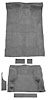 T1244625 1995-05 Blazer/Jimmy; Mid-Size/2-Door; Carpet Kit; Complete; Molded; Standard Backing; Cutpile; Medium Gray - image 1