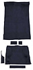 T1244670 1995-05 Blazer/Jimmy; Mid-Size/2-Door; Carpet Kit; Complete; Molded; Standard Backing; Cutpile; Navy Blue - image 1