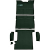 T1271713 1967-72 Chevrolet, GMC Suburban; 3-Door; Molded Carpet Kit; Loop; Standard Backing; Floor Shift; TH400; 4WD; Dark Green - image 1