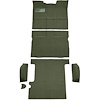 T1271714 1967-72 Chevrolet, GMC Suburban; 3-Door; Molded Carpet Kit; Loop; Standard Backing; Floor Shift; TH400; 4WD; Moss Green - image 1