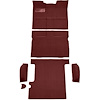T1271715 1967-72 Chevrolet, GMC Suburban; 3-Door; Molded Carpet Kit; Loop; Standard Backing; Floor Shift; TH400; 4WD; Maroon - image 1