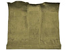 T1272337 1974-77 K5 Blazer/Jimmy; 2-Door; Molded Passenger Area Carpet Kit; Cut Pile; Standard Backing; Column & Floor Shift; Au - image 1