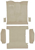 T1272568 1978-80 K5 Blazer/Jimmy; 2-Door; Molded Carpet Kit; Cut Pile; Standard Backing; Column & Floor Shift; Automatic or Manu - image 1