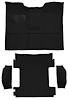 T1272901 1969-72 Blazer/Jimmy Except CST; 2-Door; Molded Carpet Kit; Loop; Standard Backing; Floor Shift; 4-Speed; High Hump; 4W - image 1