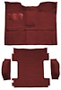 T1273015 1969-72 Blazer/Jimmy CST; 2-Door; Molded Carpet Kit; Loop; Standard Backing; Floor Shift; 4-Speed; High Hump; 4WD; Maro - image 1