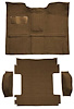 T1274818 1969-72 Blazer/Jimmy Except CST; 2-Door; Molded Carpet Kit; Loop; Standard Backing; Column Shift; Automatic or 3-Speed  - image 1