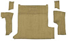 T1302059 1983-94 S10 Blazer/S15 Jimmy; 2-Door; Carpet Kit; Cargo Area; Molded; Cut Pile; Standard Backing; Cognac - image 1