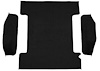 T1311401 1974-77 K5 Blazer/Jimmy; Carpet Kit; Cargo Area; Molded; Cut Pile; Standard Backing; Black - image 1