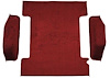 T1311502 1973-74 Blazer/Jimmy, Carpet;, Cargo Area, 3-Piece Set, Molded Wheel Well Covers, Standard Backing,; Loop, Red - image 1