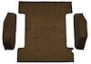 T1311518 1973-74 Blazer/Jimmy, Carpet;, Cargo Area, 3-Piece Set, Molded Wheel Well Covers, Standard Backing,; Loop, Gunmetal Gra - image 1
