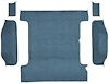 T1311603 1978-91 K5 Blazer/Jimmy; Carpet Set; Cargo Area; Molded; Cut Pile; Standard Backing; Blue - image 1