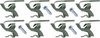 T1402 Tail Light Bezel Mounting Clip Set with Screws for 1969-1972 Chevy/GMC Trucks, Blazer, Jimmy - image 1