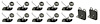 T1468 1962-66 Chevrolet / GMC Pickup; Fender Molding Clip; OE Style; 12-Piece Set - image 1