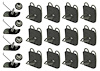 T1469 1962-66 Chevrolet / GMC Truck; Upper Door and Cab Molding Clip Set; OE-Style; 16-Pieces - image 1
