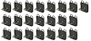 T1471 1962-66 Chevrolet / GMC Truck; Upper Bed Molding Clips; Short Bed; OE-Style; 22-Pieces - image 1