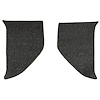 T1531857 1960-63 Chevrolet/GMC Truck; Carpet Kick Panel Inserts; w/o Cardboard Backing; Loop; Charcoal - image 1