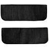 T1532101 1960-66 Chevrolet/GMC Truck; Carpet Door Panel Inserts; w/o Cardboard Backing; 2-Piece; Loop; Black - image 1