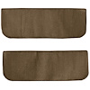 T1532117 1960-66 Chevrolet/GMC Truck; Carpet Door Panel Inserts; w/o Cardboard Backing; 2-Piece; Loop; Medium Saddle - image 1