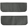 T1532135 1960-66 Chevrolet/GMC Truck; Carpet Door Panel Inserts; w/o Cardboard Backing; 2-Piece; Loop; Gunmetal Gray - image 1