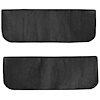 T1532157 1960-66 Chevrolet/GMC Truck; Carpet Door Panel Inserts; w/o Cardboard Backing; 2-Piece; Loop; Charcoal - image 1