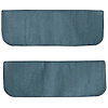 T1532184 1960-66 Chevrolet/GMC Truck; Carpet Door Panel Inserts; w/o Cardboard Backing; 2-Piece; Loop; Medium Blue - image 1