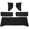 T1532201 1960-63 Chevrolet/GMC Truck; Carpet Accessory Kit; w/ Rear Cab Wall, Door & Kick Panels; Loop; Black - image 1