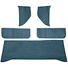 T1532204 1960-63 Chevrolet/GMC Truck; Carpet Accessory Kit; w/ Rear Cab Wall, Door & Kick Panels; Loop; Bright Blue - image 1