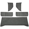 T1532235 1960-63 Chevrolet/GMC Truck; Carpet Accessory Kit; w/ Rear Cab Wall, Door & Kick Panels; Loop; Gunmetal Gray - image 1
